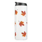 Bouteilles Isothermes Feuilles d'automne aquarelle main tirée (Tourné sur la droite)