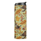 Bouteilles Isothermes Feuilles d'automne, baies, champignons et fleurs (Tourné sur la gauche)