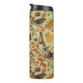 Bouteilles Isothermes Feuilles d'automne, baies, champignons et fleurs (Tourné sur la droite)