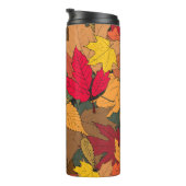 Bouteilles Isothermes Feuilles d'automne colorées (Tourné sur la droite)