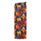 Bouteilles Isothermes Feuilles d'automne d'Orange et Russet (Tourné sur la gauche)