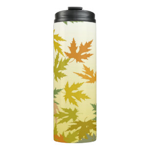 Bouteilles Isothermes Feuilles d'automne en chute colorée