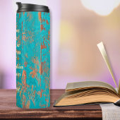 Bouteilles Isothermes Feuilles d'automne et citations inspirées rustique