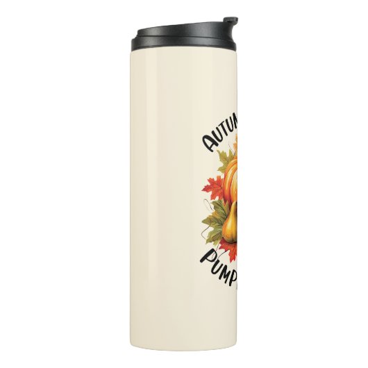 Bouteilles Isothermes Feuilles d'automne et Citrouilles s'il vous plaît (Tourné sur la gauche)