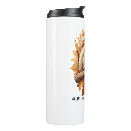 Bouteilles Isothermes Feuilles d'automne et fentes S'il vous plaît (Tourné sur la gauche)