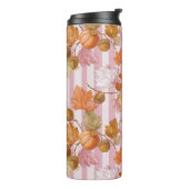 Bouteilles Isothermes Feuilles d'automne rose et Motif d'Acorns - automn (Tourné sur la gauche)