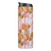 Bouteilles Isothermes Feuilles d'automne rose et Motif d'Acorns - automn (Tourné sur la droite)