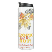 Bouteilles Isothermes Feuilles de bananier Tropic comme c'est chaud ! En (Tourné sur la droite)