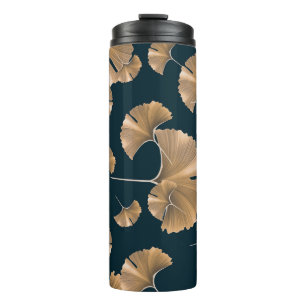 Bouteilles Isothermes Feuilles de paume de ginko tropical, motif hawaïen