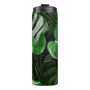 Bouteilles Isothermes Feuilles et feuilles de palmiers verts