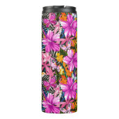 Bouteilles Isothermes feuilles et fleurs tropicaux (Dos)