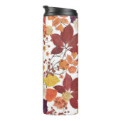 Bouteilles Isothermes Feuilles et Roses de l'automne (Tourné sur la droite)