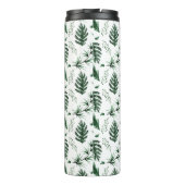Bouteilles Isothermes Feuilles forestiers Monogramme vert 3 Initiales No (Dos)