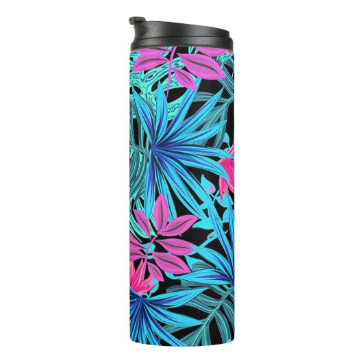 Bouteilles Isothermes Feuilles tropicaux (Tourné sur la droite)