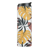 Bouteilles Isothermes Feuilles tropicaux : arrière - plan dynamique et t (Tourné sur la gauche)