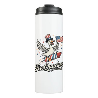 Bouteilles Isothermes FeuQuacker Oie Patriotique Vintage 4 juillet Dé