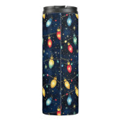 Bouteilles Isothermes Feux de Noël design avec brillance scintillante (Dos)