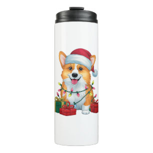 Bouteilles Isothermes Feux de Noël Feu de Noël Corgi Chien Noël _1