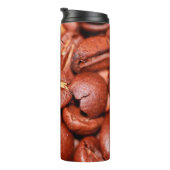 Bouteilles Isothermes Fèves de café Brown grillées (Tourné sur la droite)
