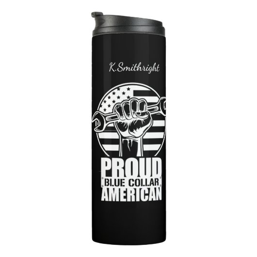 Bouteilles Isothermes Fier Blue Coller Wrench Américain (Tourné sur la droite)