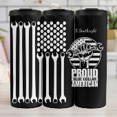 Bouteilles Isothermes Fier Blue Coller Wrench Américain