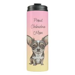 Bouteilles Isothermes Fier Chihuahua Maman