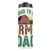 Bouteilles Isothermes Fier d'être un père fermier (Devant)