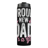 Bouteilles Isothermes Fier Nouveau Père C'est une fille Cadeaux Père à ê (Devant)