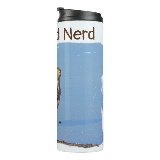 Bouteilles Isothermes Fier Oiseau Nerd Oiseau sauvage Hobby Jeune Hawk (Tourné sur la droite)