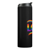 Bouteilles Isothermes Fierté arc-en-ciel LGBT (Tourné sur la gauche)