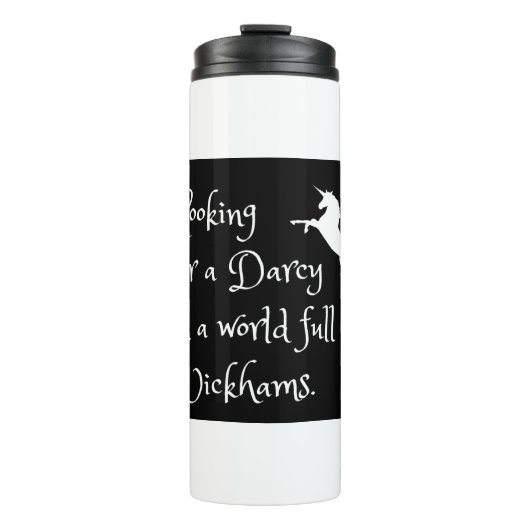 Bouteilles Isothermes Fierté et préjugés Funny Darcy Jane Austen (Devant)
