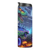 Bouteilles Isothermes Fiery Dinosaur Monster Truck Battle (Tourné sur la droite)