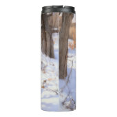 Bouteilles Isothermes Fil Fox Terrier Laisser neiger Noël (Dos)