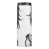 Bouteilles Isothermes Fille Anime – Conception de personnage moderne et  (Dos)