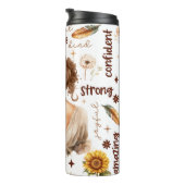 Bouteilles Isothermes Fille de tournesol Affirmations positives (Tourné sur la droite)