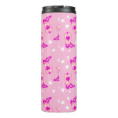 Bouteilles Isothermes Fille moderne fille rose fille Bottes occidentales (Dos)