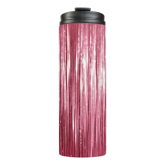 Bouteilles Isothermes Fille Pink Tinsel Stripes (Devant)