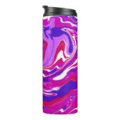 Bouteilles Isothermes Fils de marbre rose et violet (Tourné sur la droite)