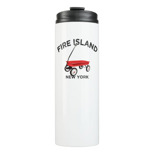 Bouteilles Isothermes Fire Island grande version Chariot Rouge Long Isla (Devant)