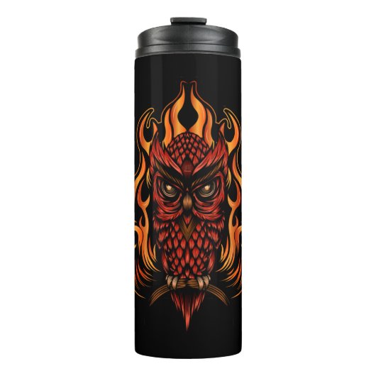 Bouteilles Isothermes Fire owl (Devant)