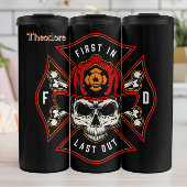 Bouteilles Isothermes Firefighter Skull Maltese Cross