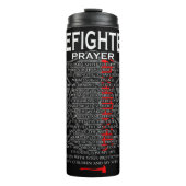 Bouteilles Isothermes Firefighter's Personal Prayer Tribute (Devant)