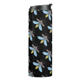 Bouteilles Isothermes Firefly (motif noir) - Tumbler thermique