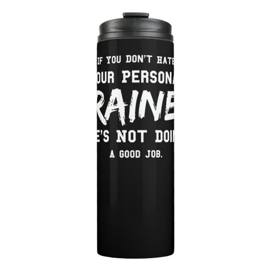 Bouteilles Isothermes Fitness Personal Trainer Gym Motivation (Devant)