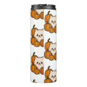 Bouteilles Isothermes Flacon de boisson avec Pomeranian et Pompoen (Dos)