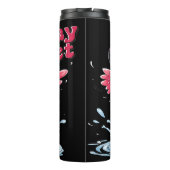 Bouteilles Isothermes Flamant rose avec lunettes Stay Wet (Dos)