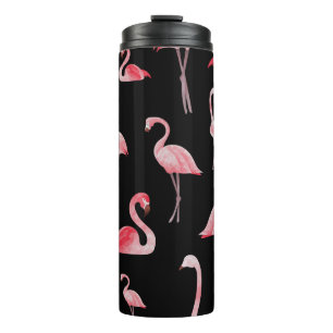Bouteilles Isothermes Flamant rose : Conception Vintage sans couture