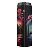 Bouteilles Isothermes Flamant rose dans un lac-63852 (Dos)