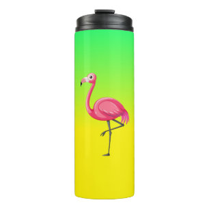 Bouteilles Isothermes Flamant Rose de Style Cartoon