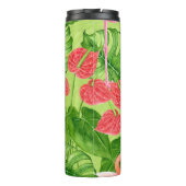 Bouteilles Isothermes Flamant rose et plantes tropicaux (Dos)